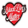 Black Lives Matter Heart Vinyl Sticker Decal view 1