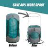 Frelaxy Compression Sack, Ultralight Sleeping Bag Stuff Sack Compression Stuff Sack - Space Saving Gear for Camping, Hiking, Backpacking (Turquoise, XXL) view 2