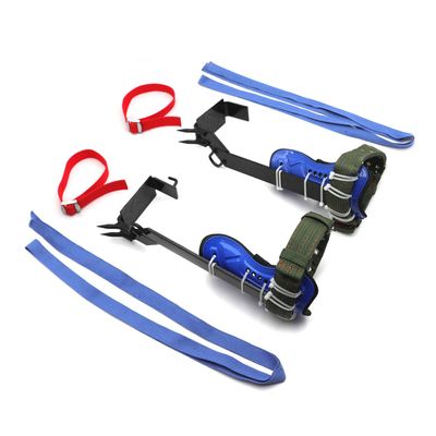SMT- Tree/Pole Climbing Spike Set Safety Belt Strap Rope Adjustable Stainless Steel [P/N: ET-OUTDOOR002-RAW]