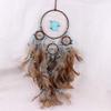 Duoer Multi-Ring Turquoise Dream Catcher Feather Wall Hanging Dream Catcher Wind Chimes view 1