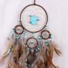 Duoer Multi-Ring Turquoise Dream Catcher Feather Wall Hanging Dream Catcher Wind Chimes view 2