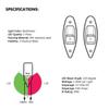 TIKSCIENCE Boat Navigation Lights 12V Waterproof LED Flush Mount Marine LED Boat Lights Shark Eye Teardrop Lights Red and Green Side LED Bow Light for Pontoon Skiff Fishing Boats view 4