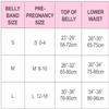 Fodlmeen Seamless Belly Band for Pregnancy Womens Maternity Non-Slip Silicone Stretch Pregnancy Support Belly Belt Bands (Black/White/Nude, S) view 2
