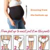 Fodlmeen Seamless Belly Band for Pregnancy Womens Maternity Non-Slip Silicone Stretch Pregnancy Support Belly Belt Bands (Black/White/Nude, S) view 4