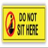 Do Not Sit Here Vinyl Sticker Decal