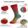 HHX YONLEE Striped funky Colorful Classic Soft 10 Pairs Dress Socks for Mens Socks Size 10-13 view 3