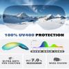 findway Pro Ski Goggles OTG for Women Men Adult Youth [Anti-Fog&Scratch] Over Glasses Magnetic Snow Goggles-Interchangeable Lens,100% UV400 Protection Snowboard Goggles view 4