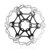 BUCKLOS 160mm 180mm 203mm Floating Disc Brake Rotor, Stainless Steel MTB Brakes Rotors with 6PC Bolts, Ultra-light Floating Disc Rotor fit Mountain Bike Road Bikes BMXBlackRed view 1