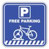 Free Parking Vinyl Sticker Decal view 1