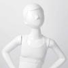 Freebily Kids Big Girls Criss Cross Back Sport Bra Yoga Ballet Dance Tank Crop Top Athletic Gynmastic Camisole Underwear Ivory 4 view 3