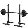 ANT MARCH Pair of Adjustable Height 40"-66" Portable Dumbbell Racks Sturdy Steel Squat Rack Barbell Free Bench Press Stands Home Gym Load 550Lbs Dipping Station view 3