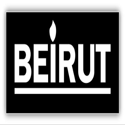 Beirut Slogan Vinyl Sticker Decal