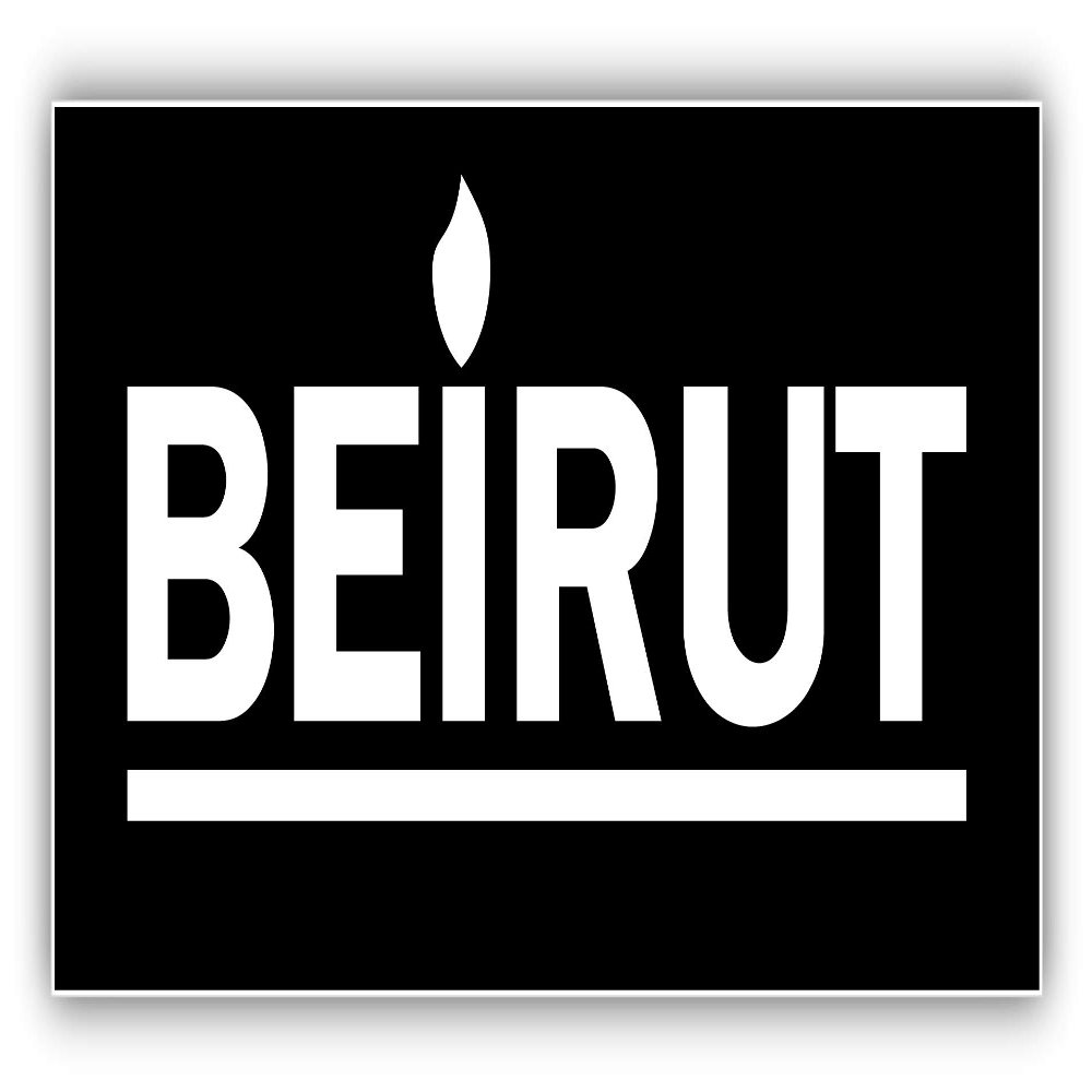 Beirut Slogan Vinyl Sticker Decal