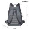 EXCELLENT ELITE SPANKER Military Tactical Backpack Detachable Backpack Quickly Turns into Outdoor Vest(Grey) view 2
