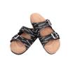 FOCO Baltimore Ravens NFL Womens Mini Print Double Buckle Sandal - M (7-8) view 1