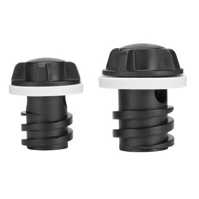2 Pack Drain Plugs for RTIC Coolers, Large & Small Cooler Drain Plugs Compatible with RTIC 20QT, 45QT, 65QT Coolers with New Two Drains