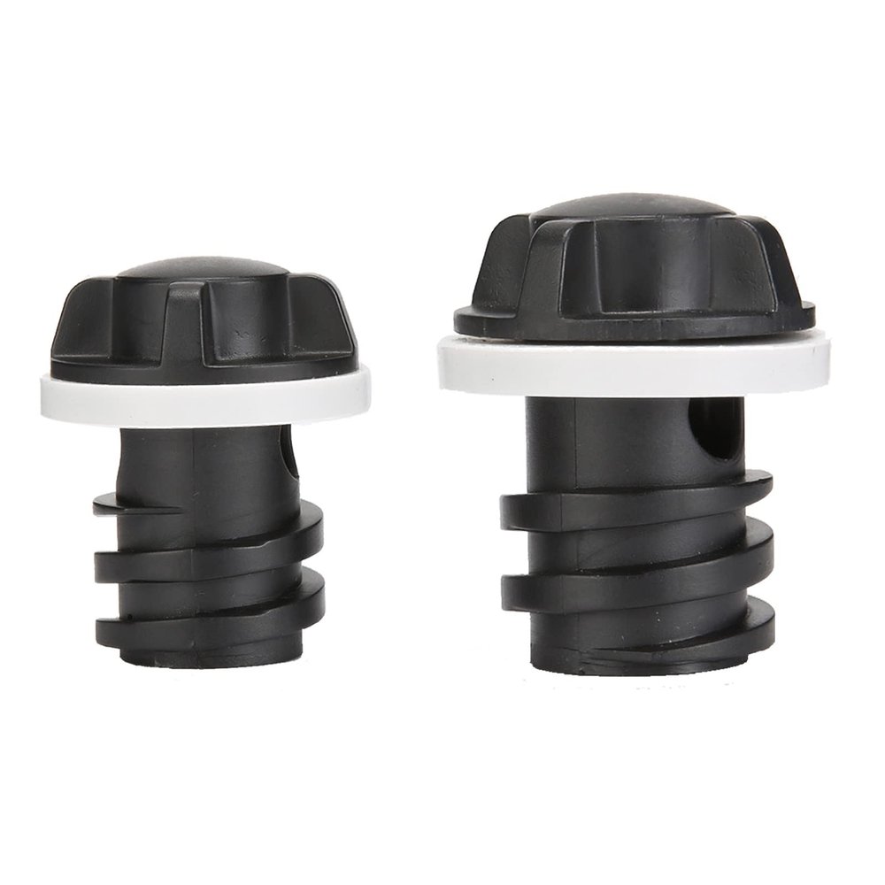 2 Pack Drain Plugs for RTIC Coolers, Large & Small Cooler Drain Plugs Compatible with RTIC 20QT, 45QT, 65QT Coolers with New Two Drains