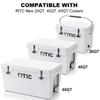 2 Pack Drain Plugs for RTIC Coolers, Large & Small Cooler Drain Plugs Compatible with RTIC 20QT, 45QT, 65QT Coolers with New Two Drains view 3