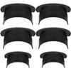 6pcs Pool Table Pockets, Plastic Black Billiard Pocket Liner 4 Corner Protectortor Long-Lasting Pocket Frame Pool Table Accessory for Bar Pools Table view 1