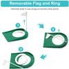 Putting Cup Indoor Outdoor Practice Training Aids with Flag Plastic Putting Cup Putting Hole Putter Regulation Cup view 2