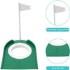 Putting Cup Indoor Outdoor Practice Training Aids with Flag Plastic Putting Cup Putting Hole Putter Regulation Cup view 3