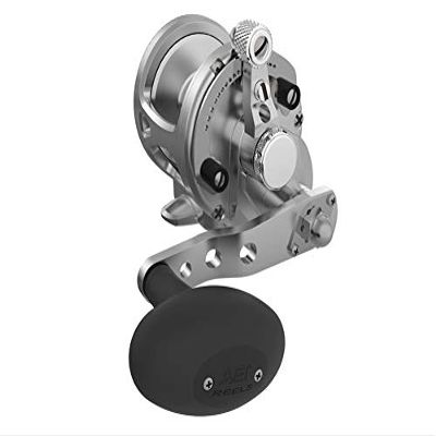 Avet SX5.3G2 LH-SI Lever Drag Casting Reels, Left Hand 1-SPD, Silver