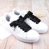 5Chaos Satin Ribbon Shoelaces, Silk Sheer Black Boot Laces for Women Kids Girls Men, Funny Custom Shoestring with Aglets 1Pair (59" (150CM), Silk Black) view 3