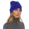 100% Merino Wool Cuff Beanie - Mens & Womens Warm Winter Hat - Watch Cap - Toque - Novelty Beanie - One Size Fits Most - Royal Blue view 2