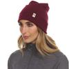 100% Merino Wool Cuff Beanie - Mens & Womens Warm Winter Hat - Watch Cap - Toque - Novelty Beanie - One Size Fits Most - Burgundy view 2