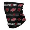 Arkansas State University Red Logo Design Neck Gaiters for Men and Women - Four Way Stretch Fabric Breathable Neck Warmer view 1
