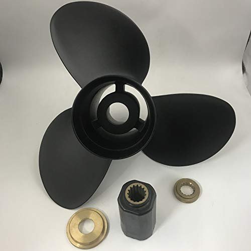 CAPTAIN 115-250HP Aluminum 15 Tooth Spline RH Prop Propeller Fit Honda Outboard Engines (15x15)