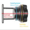 Aftermarket Kayak Plastic Direct Hull Drain Plug Sit-On-Top & Touring Kayak Plug (1) view 3