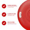 Float World Snow Tube - Large 48" Heavy Duty Inflatable Sled for Adults and Kids - Thick Non-Popping Snow Tubing Winter Toy for Sledding (Red) view 3