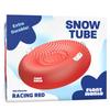 Float World Snow Tube - Large 48" Heavy Duty Inflatable Sled for Adults and Kids - Thick Non-Popping Snow Tubing Winter Toy for Sledding (Red) view 4