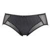 Berlei Women's Beauty Stripe Deep Brief, Black (Black/Grey), Small view 4