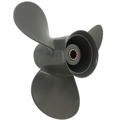 CAPTAIN 25-30HP 10 Tooth Spline RH Prop Aluminum Propeller Fit Honda Outboard Engines (10.25x14)