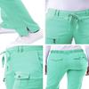 Adar Uniforms Pro Scrubs for Women - Skinny Leg Yoga Pants - P4100 (Aqua - XL) view 4
