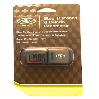 Athletic Works Step, Distance & Calorie Pedometer