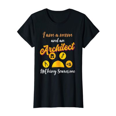 Womens Architect Mom Shirt Funny Mother Architecture Quote Gift T-Shirt