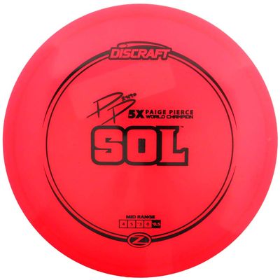 Discraft Paige Pierce Signature Elite Z Sol Midrange Golf Disc [Colors May Vary] - 170-172g