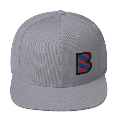 Dedbol Barcelona Black Logo Colors Snapback Soccer Hat