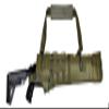 TRINITY Tactical Scabbard 25 inches long Green for Mossberg 500 Compact Cruiser Hunting Tactical molle Soft Padded case ATV Horse Motorcycle Holder Adapter. view 1