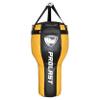 PROLAST Angle Heavy Punching Bag for Adults, Hook and Uppercut, Boxing, MMA, Martial Arts, Muay Thai, Filled, 65 lbs, Rhino Logo, Black and Yellow view 1