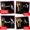 PROLAST Angle Heavy Punching Bag for Adults, Hook and Uppercut, Boxing, MMA, Martial Arts, Muay Thai, Filled, 65 lbs, Rhino Logo, Black and Yellow view 2