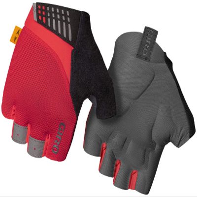 Giro Supernatural W Womens Road Cycling Gloves - Trim Red (2021), Small