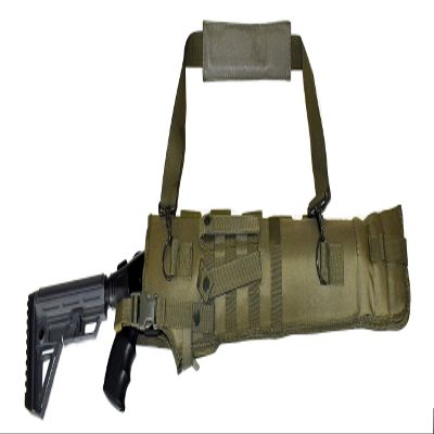 TRINITY Tactical Scabbard 25 inches long Green for Remington V3 TAC-13 Hunting Tactical molle Soft Padded case ATV Horse Motorcycle Holder Adapter.