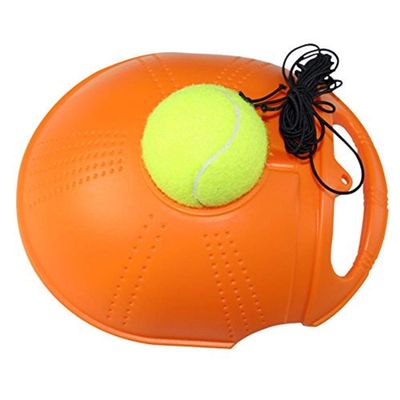 PJLANDI One Set Tennis Trainer Baseboard Training Equipment Tool Exercise Tennis Ball Sport Self-Study Rebound Ball