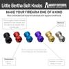AnarchyOutdoors Little Bertha Bolt Knob for Outdoor Precision Shooters & Hunters Accessories, Black Standard Thread (5/16x24) view 2