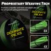 ANGRYFISH 4 Stands 500M/547Y Super Strong Braided Fishing Line Abrasion Resistant Superline Zero Stretch Small Diameter(Yellow,15LB/0.12MM/547YDS) view 2