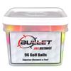 Bullet .444 Distance Matte Colored Golf Balls [96-Ball] view 3